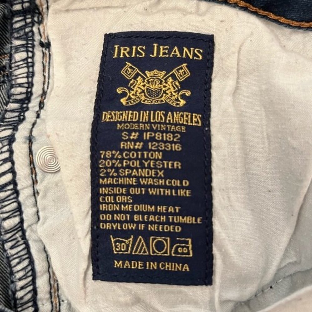 IRIS JEANS Modern Vintage Skinny Jeans Medium Wash Blue Denim Womens Size 28 - Picture 10 of 10